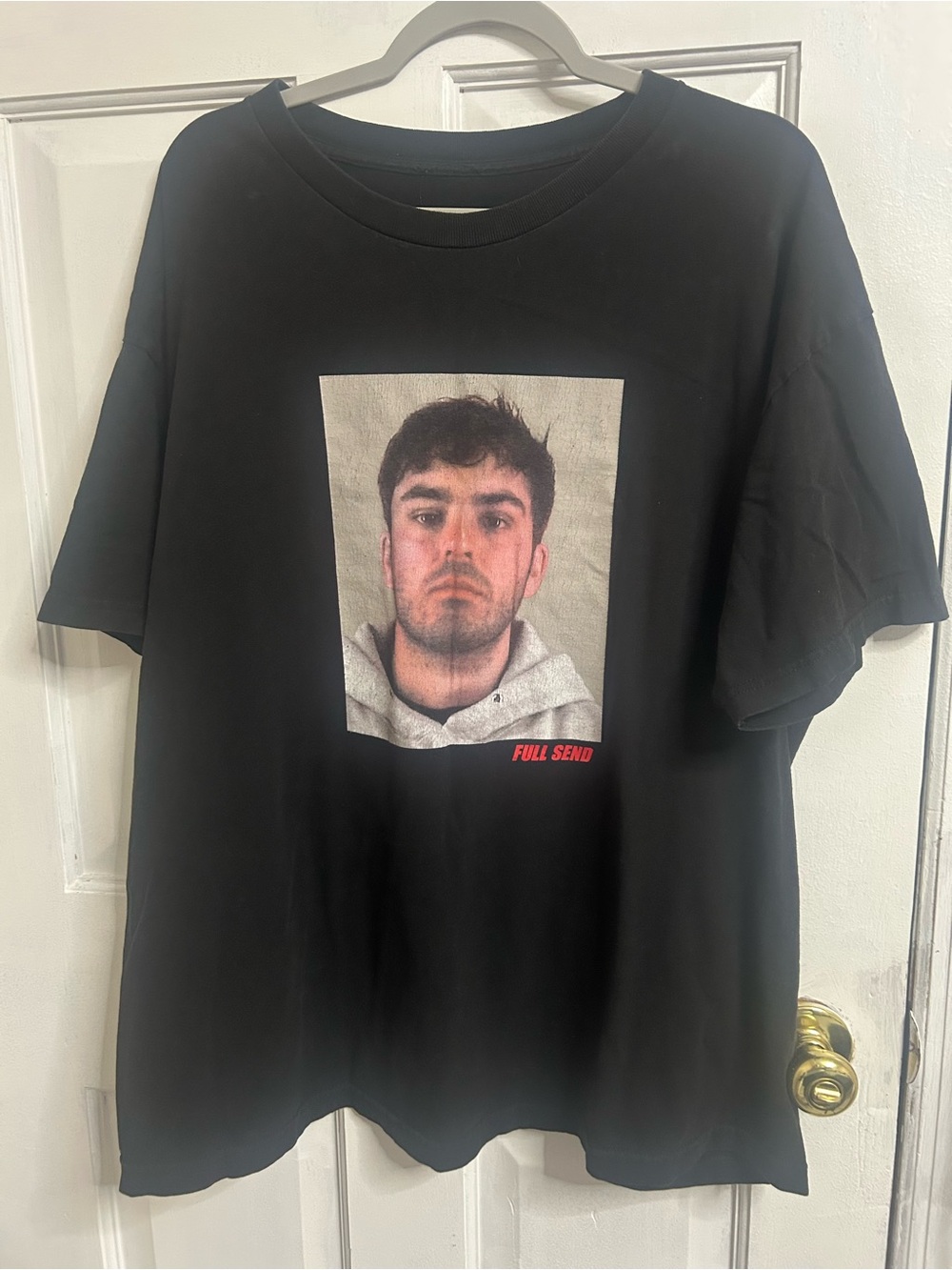 Full Send Kyle mugshot tee